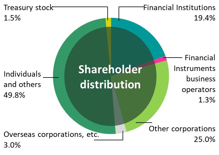 Shareholder distribution