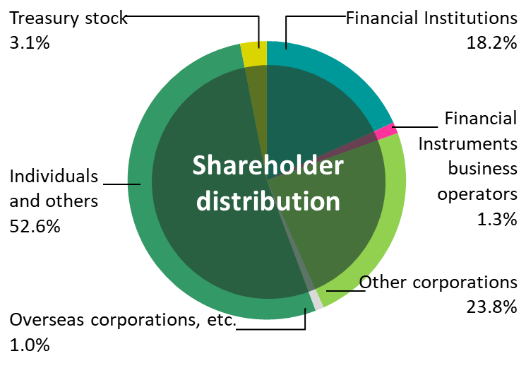 Shareholder distribution