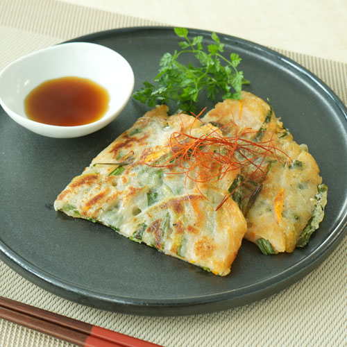 もちもちじゃがいもチヂミ